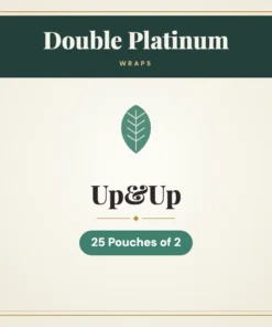 Double Platinum Up&Up Wraps – 25 Pouches of 2