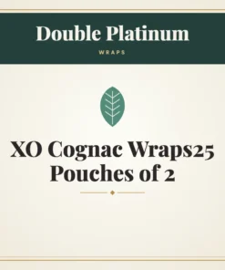 Double Platinum XO Cognac Wraps25 Pouches of 2 Wraps