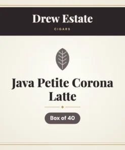Drew Estate Java Petite Corona Latte Cigars – Box of 40