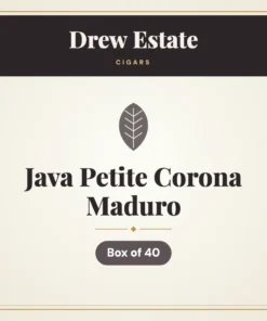 Drew Estate Java Petite Corona Maduro Cigars – Box of 40