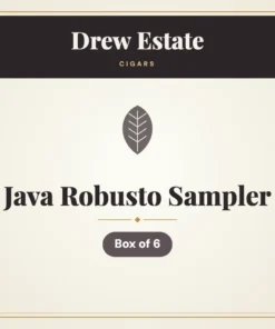 Drew Estate Java Robusto Sampler Cigars – Box of 6