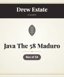 Drew Estate Java The 58 Maduro Cigars – Box of 24
