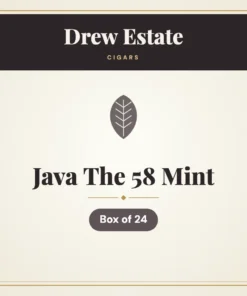 Drew Estate Java The 58 Mint Cigars – Box of 24