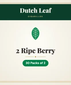 Dutch Leaf 2 Ripe Berry Cigarillos – 30 Packs of 2