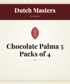 Dutch Masters Chocolate Palma Cigars 5 Packs of 4
