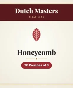 Dutch Masters Honeycomb Cigarillos – 20 Pouches of 3
