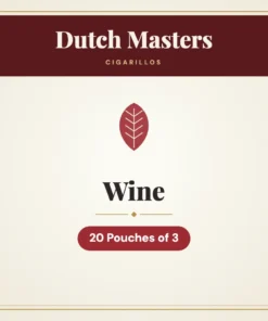 Dutch Masters Wine Cigarillos – 20 Pouches of 3