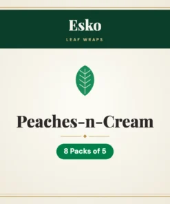 Esko Peaches-n-Cream Leaf Wraps – 8 Packs of 5