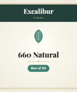 Excalibur 660 Natural Cigars – Box of 20