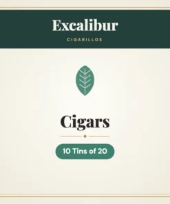 Excalibur Cigarillos Cigars – 10 Tins of 20