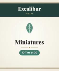 Excalibur Miniatures Cigars – 10 Tins of 20