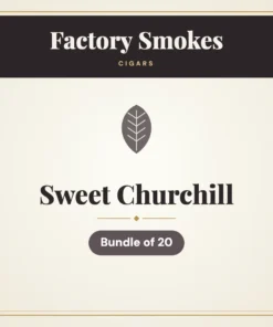 Factory Smokes Sweet Churchill Cigars – Bundle of 20