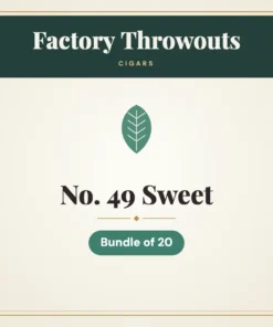 Factory Throwouts No. 49 Sweet Cigars – Bundle of 20