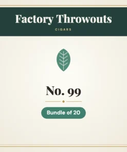Factory Throwouts No. 99 Cigars – Bundle of 20