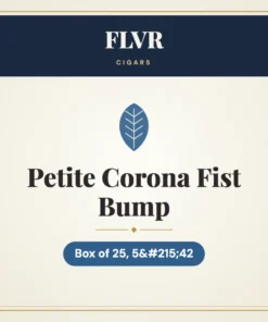 FLVR Petite Corona Fist Bump Cigars – Box of 25, 5×42