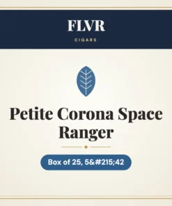 FLVR Petite Corona Space Ranger Cigars – Box of 25, 5×42