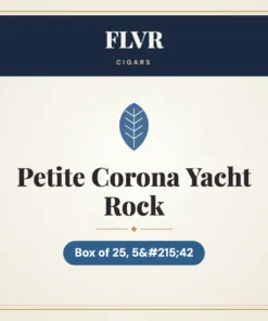 FLVR Petite Corona Yacht Rock Cigars – Box of 25, 5×42