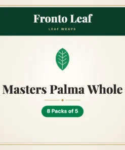Fronto Leaf Masters Palma Whole Leaf Wraps – 8 Packs of 5