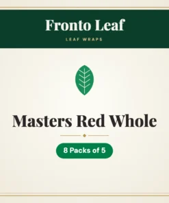 Fronto Leaf Masters Red Whole Leaf Wraps – 8 Packs of 5