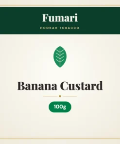 Fumari Banana Custard Hookah Tobacco – 100g