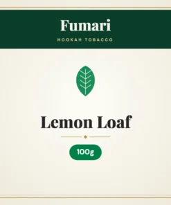 Fumari Lemon Loaf Hookah Tobacco – 100g