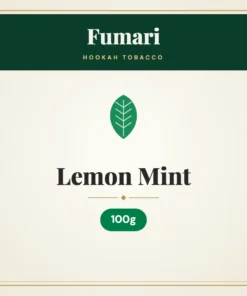Fumari Lemon Mint Hookah Tobacco – 100g