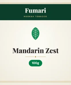 Fumari Mandarin Zest Hookah Tobacco – 100g