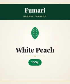 Fumari White Peach Hookah Tobacco – 100g