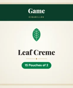 Game Leaf Creme Cigarillos – 15 Pouches of 2