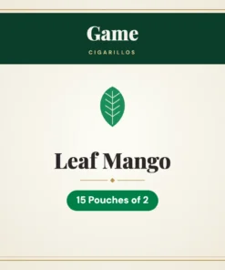 Game Leaf Mango Cigarillos – 15 Pouches of 2