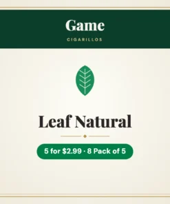 Game Leaf Natural Cigarillos 5 for $2.99 – 8 Pack of 5