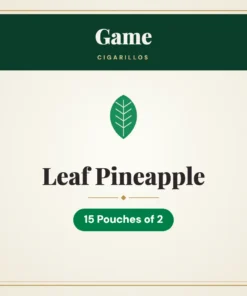 Game Leaf Pineapple Cigarillos – 15 Pouches of 2
