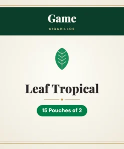 Game Leaf Tropical Cigarillos – 15 Pouches of 2