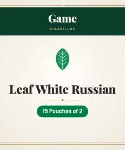 Game Leaf White Russian Cigarillos – 15 Pouches of 2