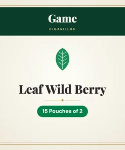 Game Leaf Wild Berry Cigarillos – 15 Pouches of 2