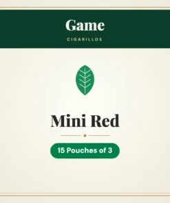 Game Mini Red Cigarillos – 15 Pouches of 3