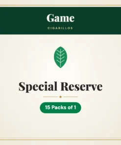 Game Special Reserve Cigarillos – 15 Packs of 1