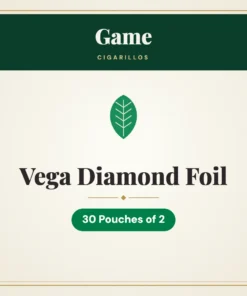 Game Vega Diamond Foil Cigarillos – 30 Pouches of 2