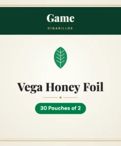 Game Vega Honey Foil Cigarillos – 30 Pouches of 2
