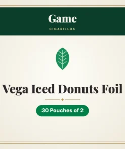 Game Vega Iced Donuts Foil Cigarillos – 30 Pouches of 2