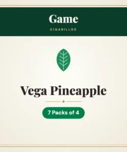 Game Vega Pineapple Cigarillos – 7 Packs of 4