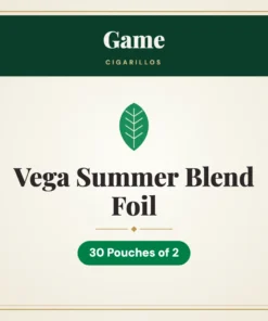Game Vega Summer Blend Foil Cigarillos – 30 Pouches of 2