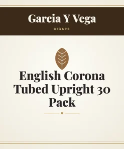 Garcia Y Vega English Corona Tubed Upright 30 Pack Cigars