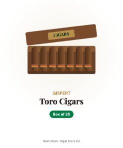 Gispert Toro Cigars – Box of 25