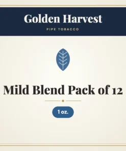 Golden Harvest Mild Blend Pipe Tobacco Pack of 12, 1 oz.