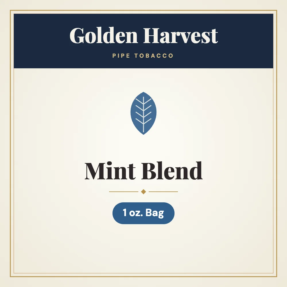 Golden Harvest Mint Blend Pipe Tobacco 1 oz. Bag 1 Golden Harvest Mint Blend Pipe Tobacco 1 oz. Bag