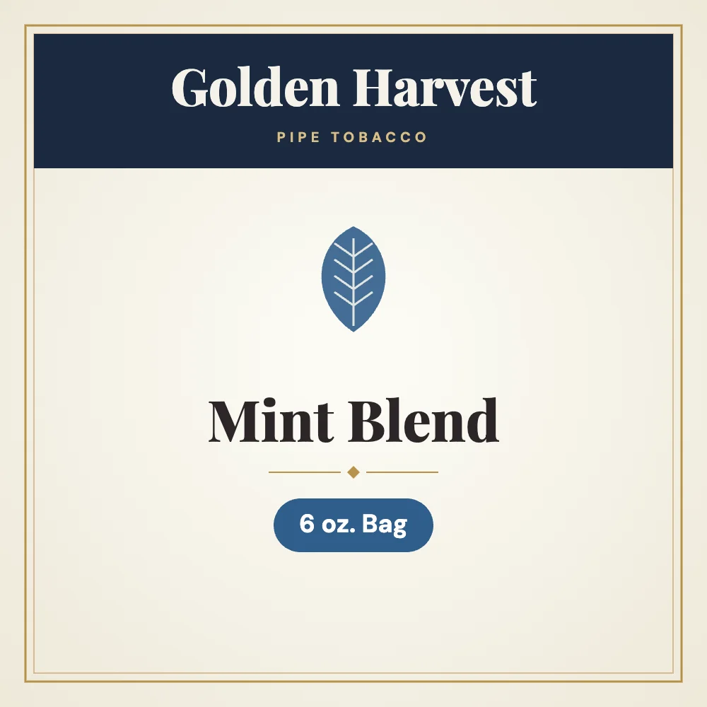 Golden Harvest Mint Blend Pipe Tobacco 6 oz. Bag 1 Golden Harvest Mint Blend Pipe Tobacco 6 oz. Bag