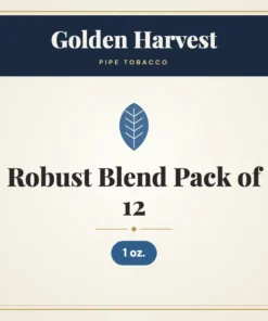 Golden Harvest Robust Blend Pipe Tobacco Pack of 12, 1 oz.
