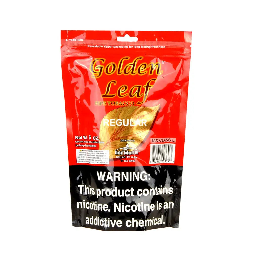 Golden Leaf Regular Pipe Tobacco 6 oz. Bag 1 Golden Leaf Regular Pipe Tobacco 6 oz. Bag