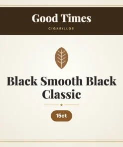 Good Times Black Smooth Black Classic Cigarillos – 15ct